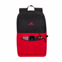 Sac à dos pour pc portable 15.6″ RIVA 5560 – Noir & Rouge Tunisie