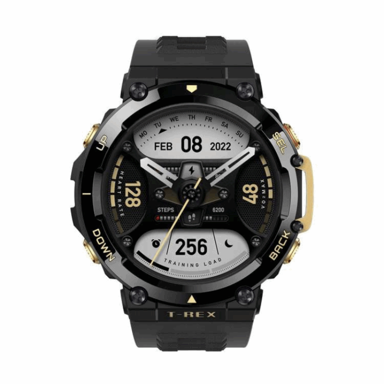 Montre Connectée Amazfit Trex 2 – Noir & Gold Tunisie