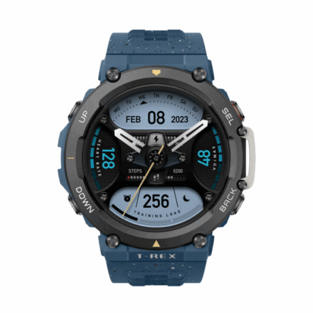 Montre Connectée Amazfit Trex 2 – Bleu Tunisie