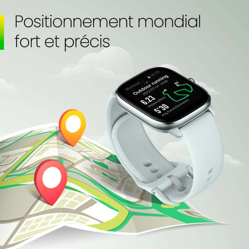 Montre Connectée Amazfit Gt4 Mini -Blanc Tunisie