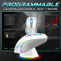 Souris Gamer Sans Fil Spirit Of Gamer Elite M50 Rgb – Blanc – S-EM50WT Tunisie