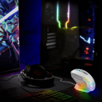 Souris Gamer Sans Fil Spirit Of Gamer Elite M50 Rgb – Blanc – S-EM50WT Tunisie