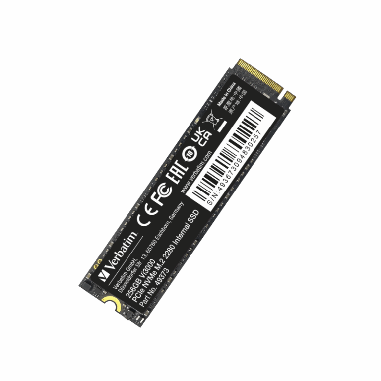 Disque Dur Interne VERBATIM Vi3000 256Go SSD NVMe M.2 2280 – 049373 Tunisie