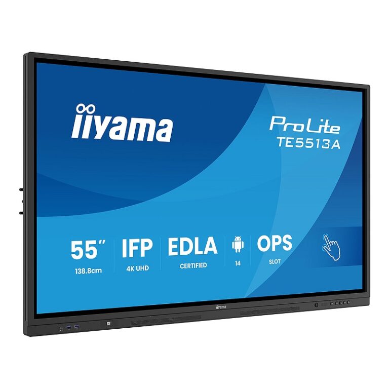 Ecran Tactile iiyama Pro lite 55″ 4K UHD Noir – TE5513A-B1AG Tunisie