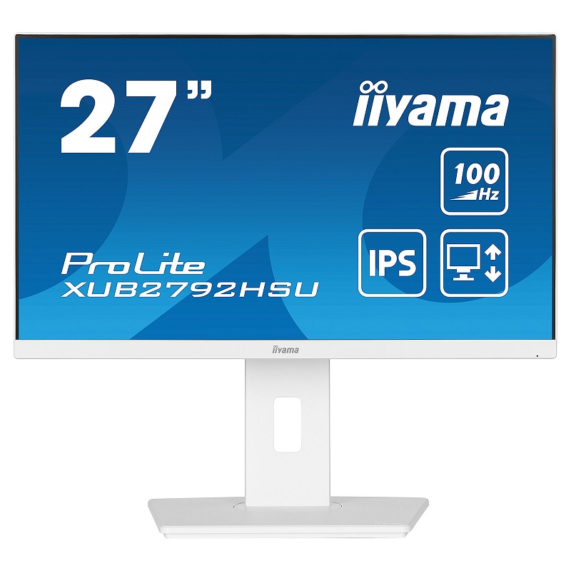 Ecran iiyama Prolite 27″ IPS FULL HD 100Hz Blanc – XUB2792HSU-W6 Tunisie