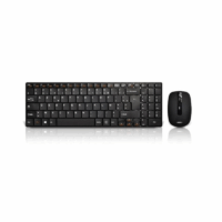 Ensemble Clavier & Souris Sans Fil ADVANCE Combo Noir – CLS-SLIM-BK Tunisie