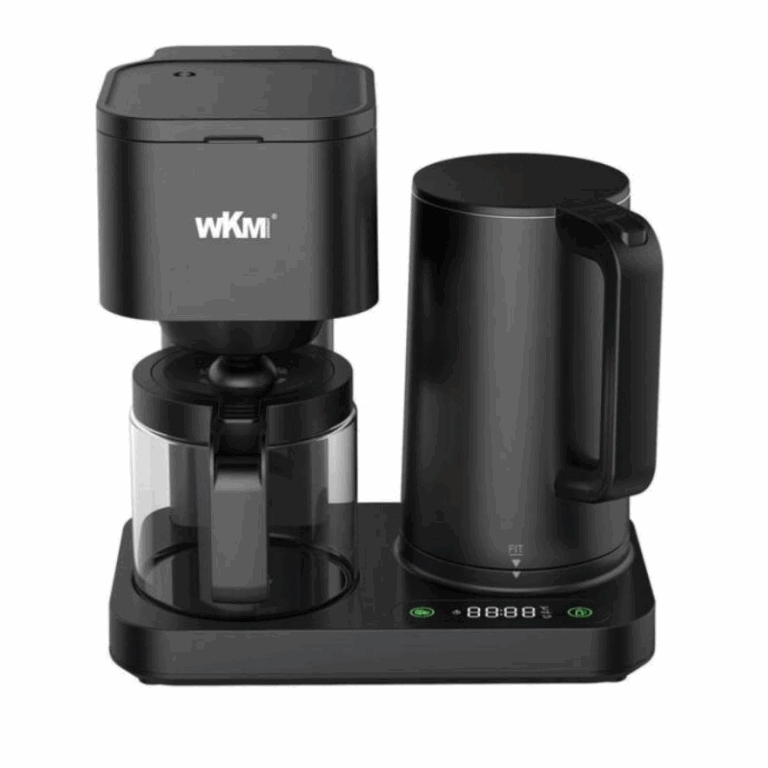 Machine à Café Et Bouilloire 2en1 WKM 1600W Noir Tunisie