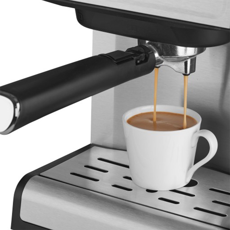 Machine à Café Expresso Prova 1,8 L 850W PE-666GD Noir & Inox Tunisie