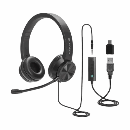 Micro Casque Filaire ADVANCE SmartPhonics 750 Noir – MIC-U750 Tunisie