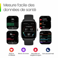 Montre Connectée Amazfit Gt4 Mini -Noir Tunisie