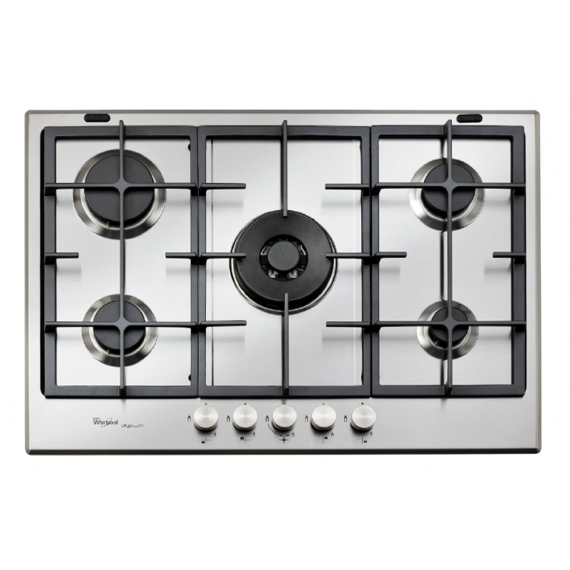Plaque de Cuisson Whirlpool GMA7522IX 5 Feux 75 cm Inox Tunisie