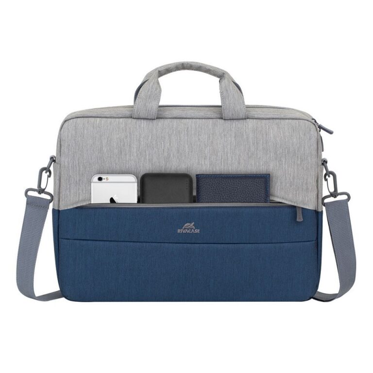Sacoche Pour Pc Portable RivaCase 15.6″ 7532 Gris & Bleu Tunisie