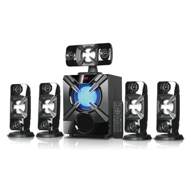 Haut Parleur Sans Fil Gold Sound Gs 5602 Led -Noir – GS-5602 5.1 Tunisie