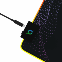 Tapis de Souris Gaming AQIRYS ECLIPSE  Medium MD – Noir Tunisie