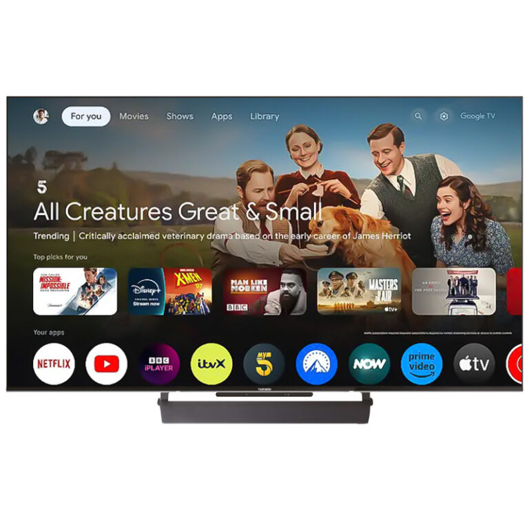 Téléviseur Telefunken 75G4E Google UHD 4K QLED + Récepteur Intégré Noir Tunisie