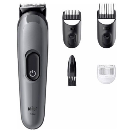 Tondeuse Multifonction Rechargeable 4 en 1 Braun AIO3500 Gris Tunisie