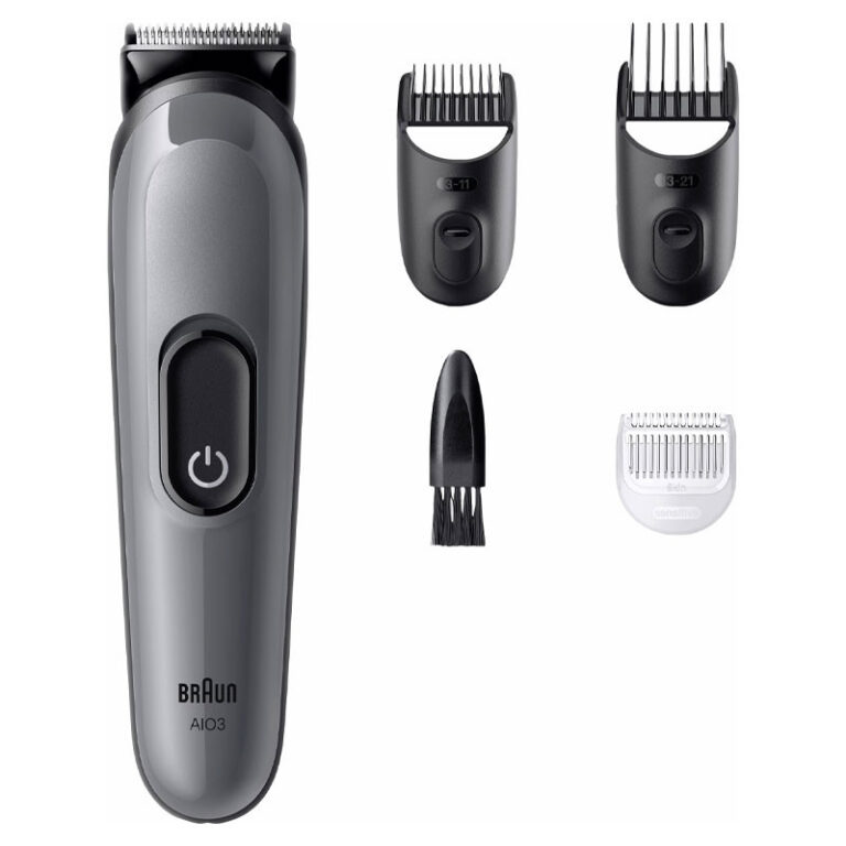 Tondeuse Multifonction Rechargeable 4 en 1 Braun AIO3500 Gris Tunisie