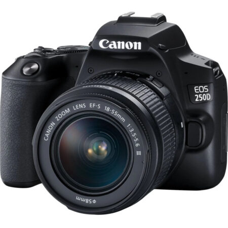 Appareil Photo Reflex CANON EOS 250D + OBJECTIF EF-S 18-55MM F/3.5-5 – 3454C003AA Tunisie