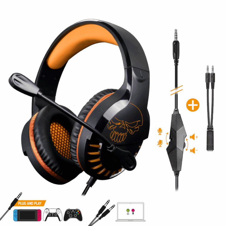 Casque Gaming SPIRIT OF GAMER PRO-H3  – Orange & Noir – MIC-PH3MP Tunisie