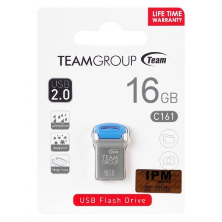 Clé Usb 2.0 Teamgroup C161 16 Go – Silver & Bleu – TC16116GL01 Tunisie