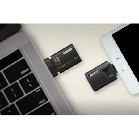 Clé Usb Otg Type C Teamgroup M211 32 Go Usb 3.2 – Noir – TM211332GB01 Tunisie