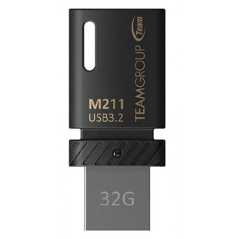 Clé Usb Otg Type C Teamgroup M211 32 Go Usb 3.2 – Noir – TM211332GB01 Tunisie