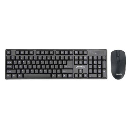 Ensemble Clavier & Souris Jedel WS732 Sans Fil – Noir Tunisie