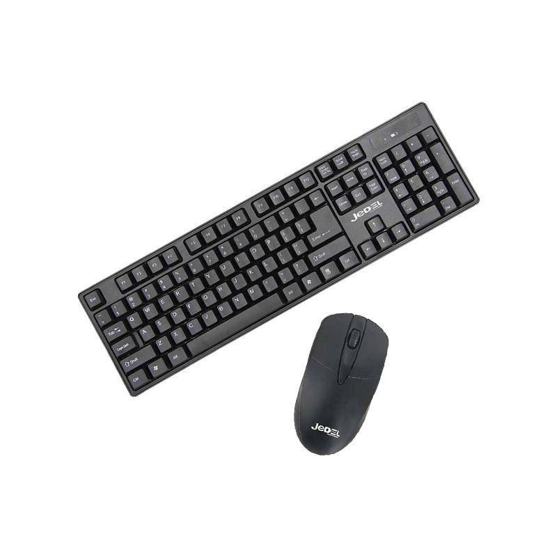 Ensemble Clavier & Souris Jedel WS732 Sans Fil – Noir Tunisie
