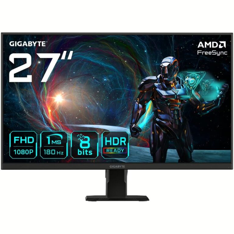 Ecran Gaming Gigabyte 27″ Full HD 180 Hz -Noir -GS27FA Tunisie