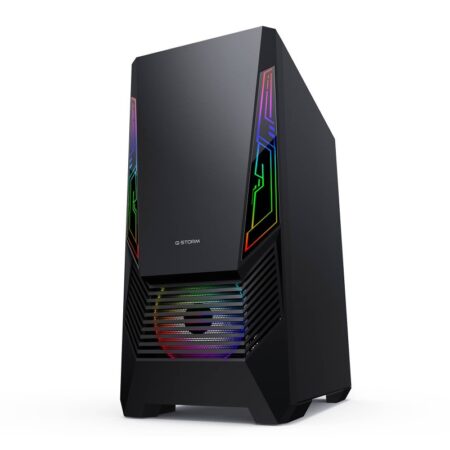 Boitier Hybrok Gaming Booster Atx Argb – Noir – DESK-GAMER102 Tunisie
