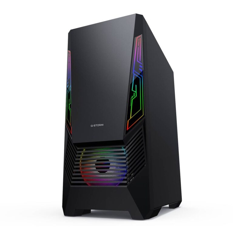 Boitier Hybrok Gaming Booster Atx Argb – Noir – DESK-GAMER102 Tunisie