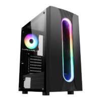 Boitier Hybrok Gaming Race Atx Argb – Noir – DESK-GAMER101 Tunisie