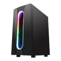 Boitier Hybrok Gaming Race Atx Argb – Noir – DESK-GAMER101 Tunisie