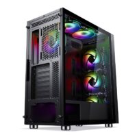 Boitier Hybrok RS6 ARGB – Noir – DESK-GAMER109 Tunisie