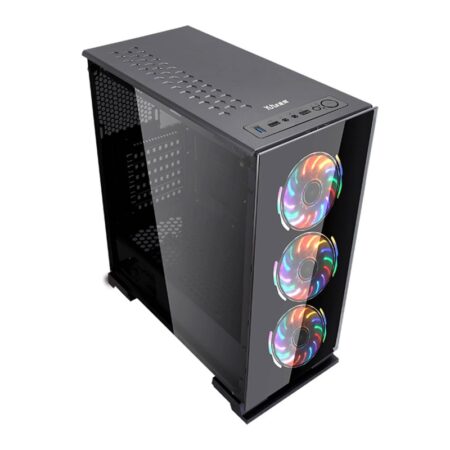 Boitier Hybrok Shadow ARGB – Noir – DESK-GAMER104 Tunisie