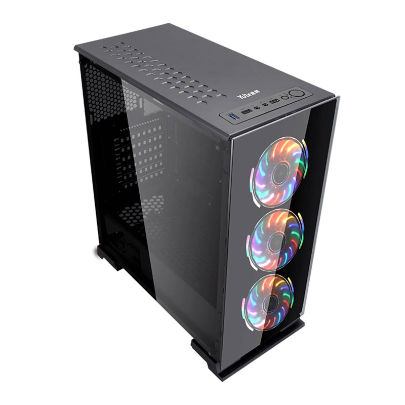Boitier Hybrok Shadow ARGB – Noir – DESK-GAMER104 Tunisie