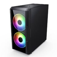Boitier Hybrok Gaming Hacker ARGB – Noir – DESK-GAMER103 Tunisie