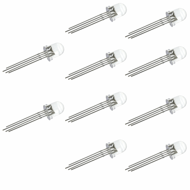 Lot de 10 pièces Cathode Commune LED RVB rouge / vert / bleu de 5 mm Tunisie