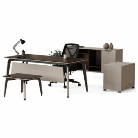Bureau De Direction Evolve – Marron & Baige Tunisie