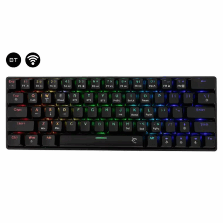 Clavier Gaming White Shark Sans Fil Kaiken Red Switches – Noir – GK-003111 Tunisie