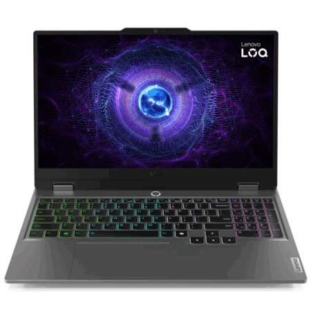Pc Portable Gamer Lenovo Loq15IAX9E I5 12gén 8go 512go Ssd RTX 2050 4Go- Gris – 83GS00STFG Tunisie