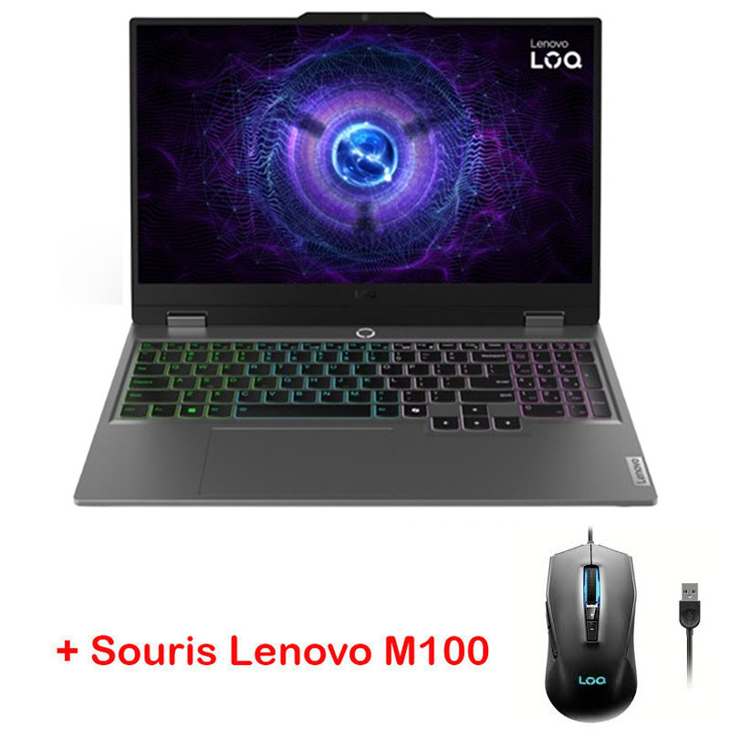 PC Portable Gamer LENOVO LOQ 15IRX9 i5 13ème Gén 16Go 512Go SSD RTX 4050 6Go – 83DV0128FG Tunisie