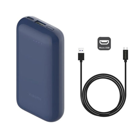 Power Bank Filaire Xiaomi Pocket Edition Pro 10000mah – Bleu – 38260 Tunisie