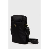 Sac Guess Pour Tablette Nylon Metal Triangle Logo  – Noir – GSM104984 Tunisie