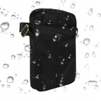 Sac Guess Pour Tablette Nylon Metal Triangle Logo  – Noir – GSM104984 Tunisie
