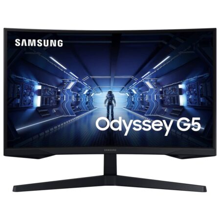 Ecran Gaming Samsung Odyssey G5 27″ LED 144Hz Incurvé – Noir -C27G55TQWR Tunisie