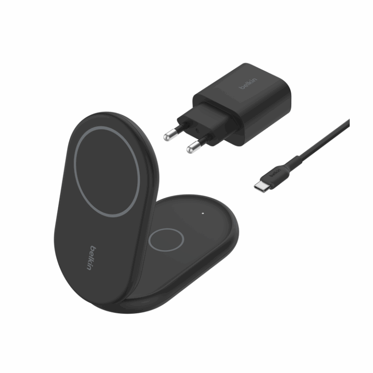 Socle De Recharge 2-en-1 Aimantée Et Pliable Avec Qi2 15 W – Noir – WIZ028vfBK Tunisie