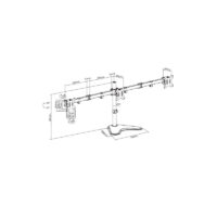 Support Ecran De Bureau SBOX LCD-F036 / 13″-27″ Tunisie