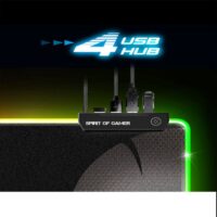 Tapis De Souris SPIRIT OF GAMER DARKSKULL Taille XXXL + HUB USB 4 Ports – SOG-PADHXXRGB Tunisie