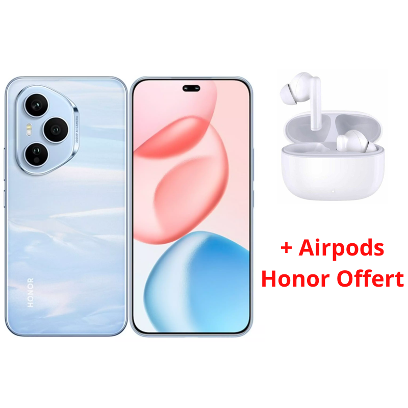 Smartphone Honor 400 Pro 5G 12Go 512Go – Bleu Tunisie